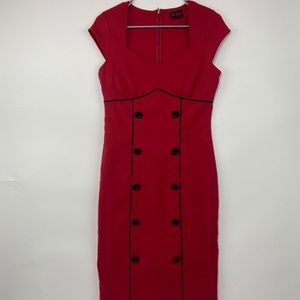 Vintage Folter Pinup Pencil Wiggle Career Dress